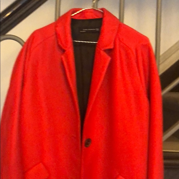 ladies red coat